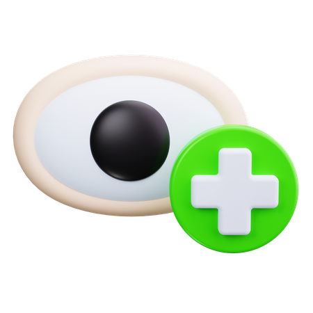 眼科  3D Icon