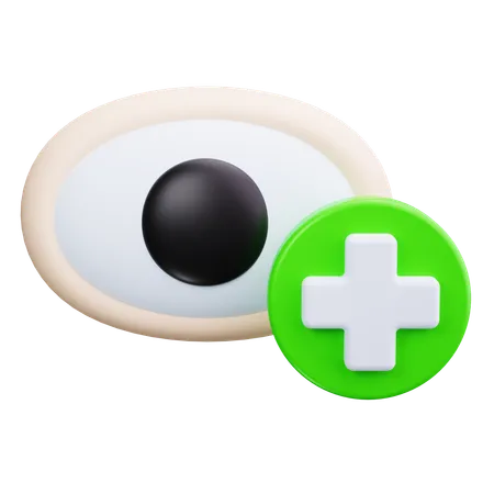 眼科  3D Icon