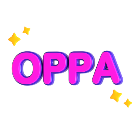 Oppa  3D Icon