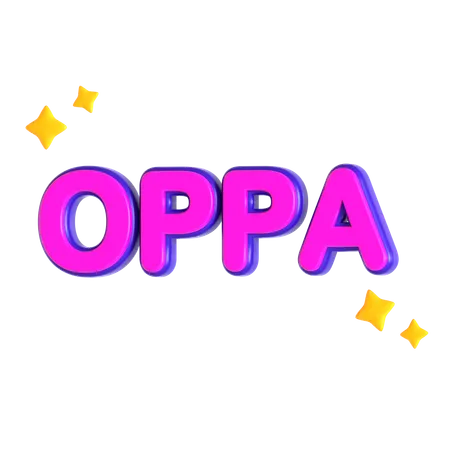 Oppa  3D Icon