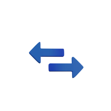 Opposite Arrow  3D Icon