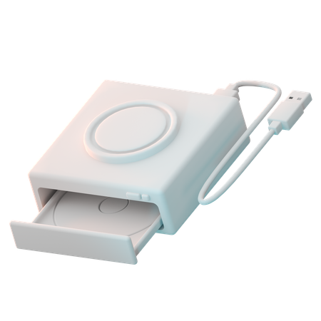 광학 드라이브  3D Icon