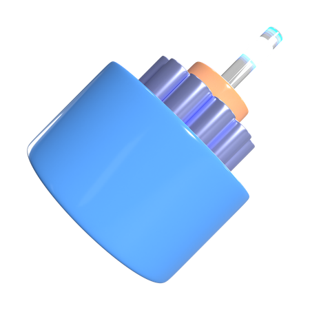 Optical fiber  3D Icon