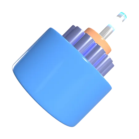 Optical fiber  3D Icon