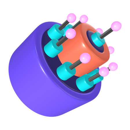 Optical fiber  3D Icon