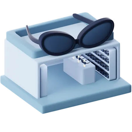 Optical Shop  3D Icon