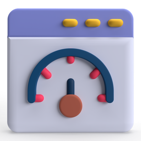 Optimisation Web  3D Icon