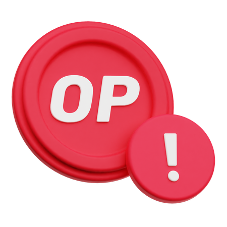 Optimism Alert  3D Icon
