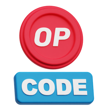 Optimism Code  3D Icon