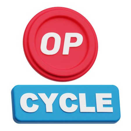 Optimism Cycle  3D Icon