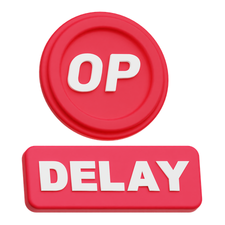 Optimism Delay  3D Icon