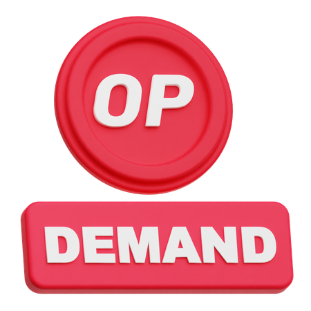 Optimism Demand  3D Icon