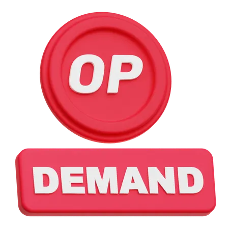 Optimism Demand  3D Icon
