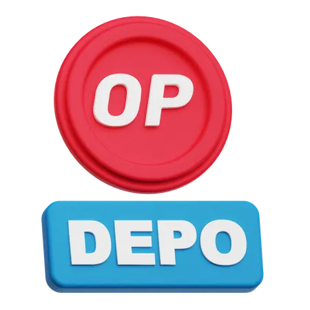 Optimism Depo  3D Icon