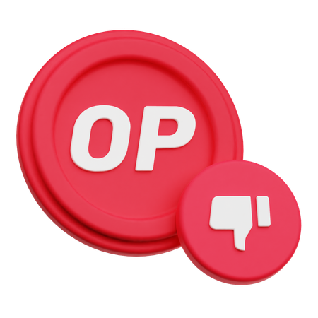 Optimism Dislike  3D Icon
