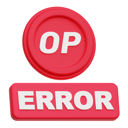 Optimism Error  3D Icon