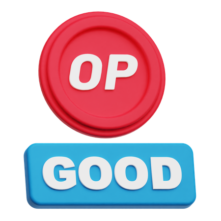 Optimism Good  3D Icon