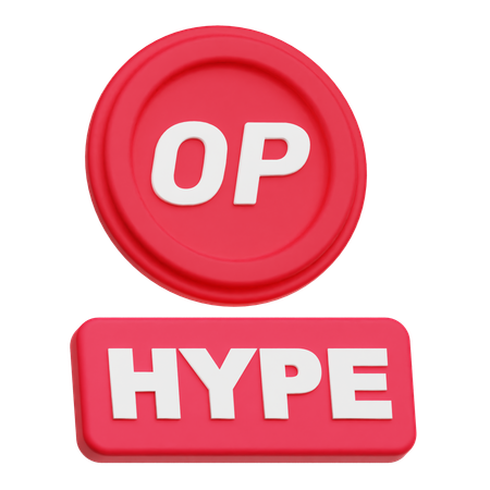 Optimism Hype  3D Icon