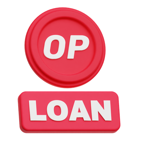 Optimism Loan  3D Icon