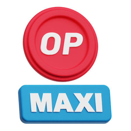 Optimism Maxi  3D Icon
