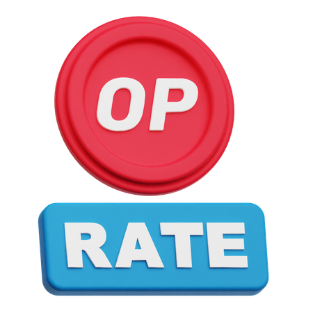 Optimism Rate  3D Icon