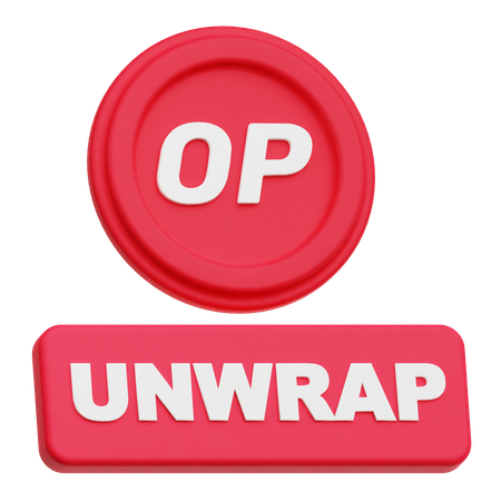 Optimism Unwrap  3D Icon