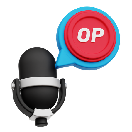 Podcast sur l'optimisme  3D Icon