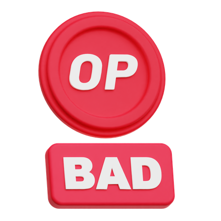 Optimismo malo  3D Icon