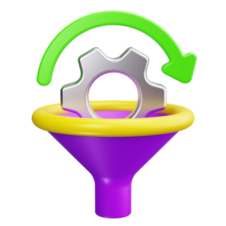 Optimización de la tasa de conversión  3D Icon