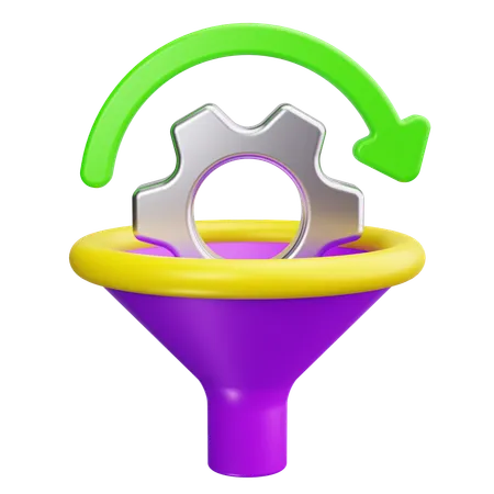 Optimización de la tasa de conversión  3D Icon