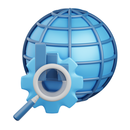 Optimización Global  3D Icon