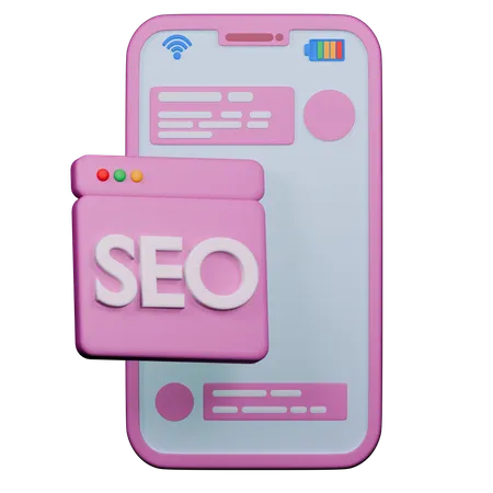 SEO en línea  3D Icon