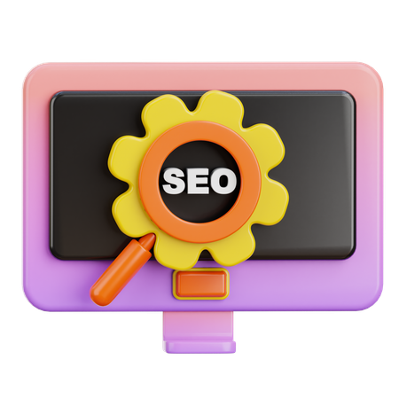 Optimización SEO  3D Icon