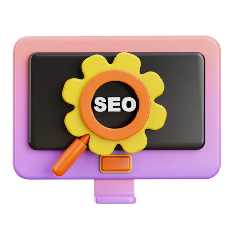 Optimización SEO  3D Icon