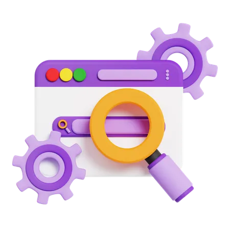 Optimización SEO  3D Icon