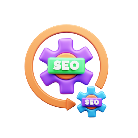 Optimización SEO  3D Icon