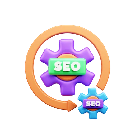 Optimización SEO  3D Icon