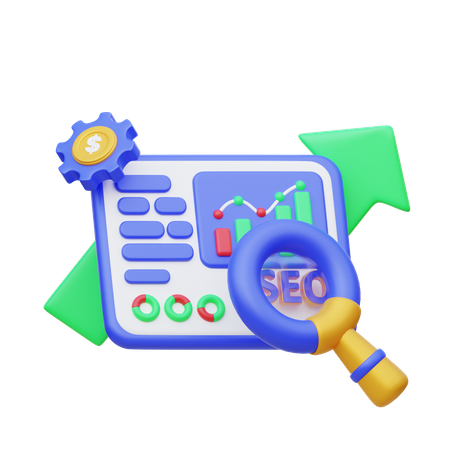 Optimización SEO  3D Icon