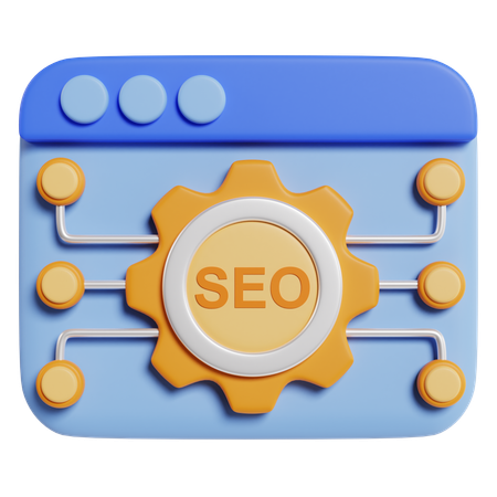 Optimización seo web  3D Icon