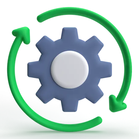 Optimization  3D Icon