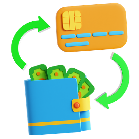 Option de paiement  3D Icon