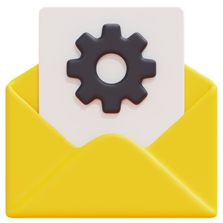 Option de courrier électronique  3D Icon