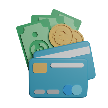 Options de paiement  3D Illustration