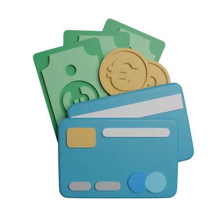 Options de paiement  3D Illustration