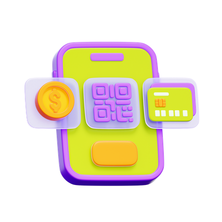 Options de paiement en ligne  3D Icon
