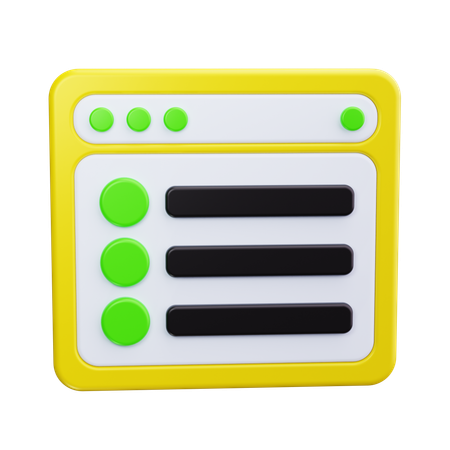 Radio knopf  3D Icon