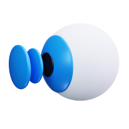 Optique  3D Icon