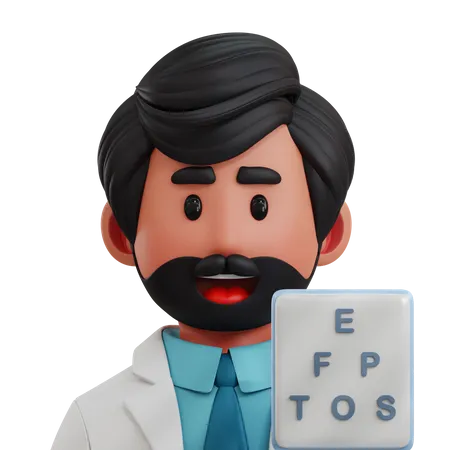 Optometrist  3D Icon