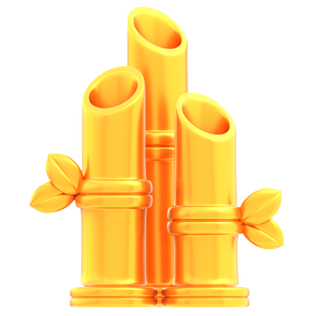 Bambou doré  3D Icon