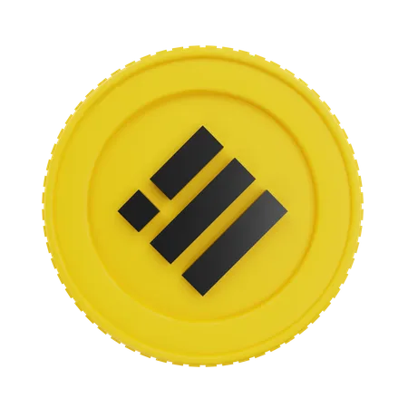 Pièce d'or binance usd  3D Icon